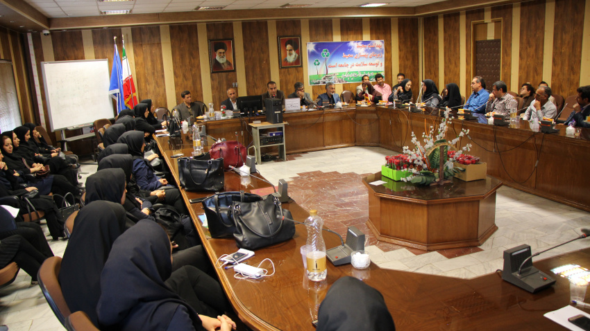 مراسم تبریک روز بهداشت محیط  و تقدیر  و تشکر از همکاران گروه بهداشت محیط، مهرماه