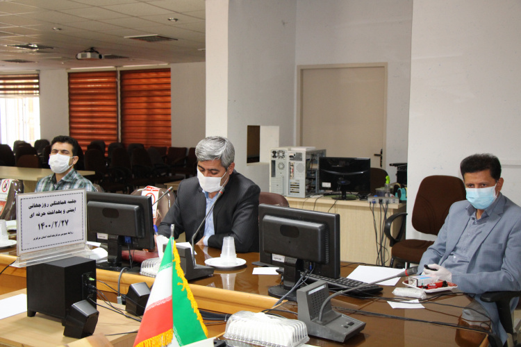 چهارمین  جلسه ی هماهنگی برگزاری روز جهانی ایمنی و بهداشت حرفه ای در سال ۱۴۰۰