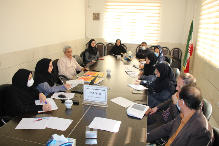 کمیته رصد و پایش ذیل قرارگاه جوانی جمعیت، سالن جلسات مرکز بهداشت استان مرکزی، ۱۷ آبان ماه