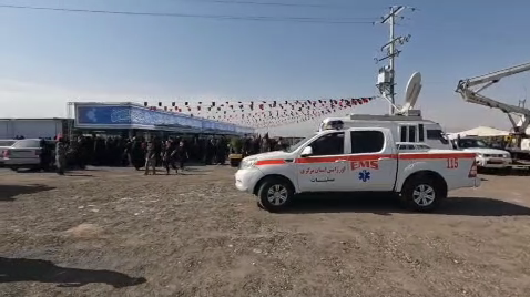 اورژانس ۱۱۵ استان مرکزی در کنار جاماندگان اربعین حسینی